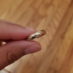 10k solid yellow gold band
